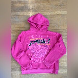 Sp5der Hoodie “Pink”